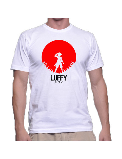 T Shirt Luffy Red Up - One...