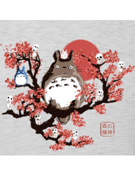 T Shirt Noir Totoro