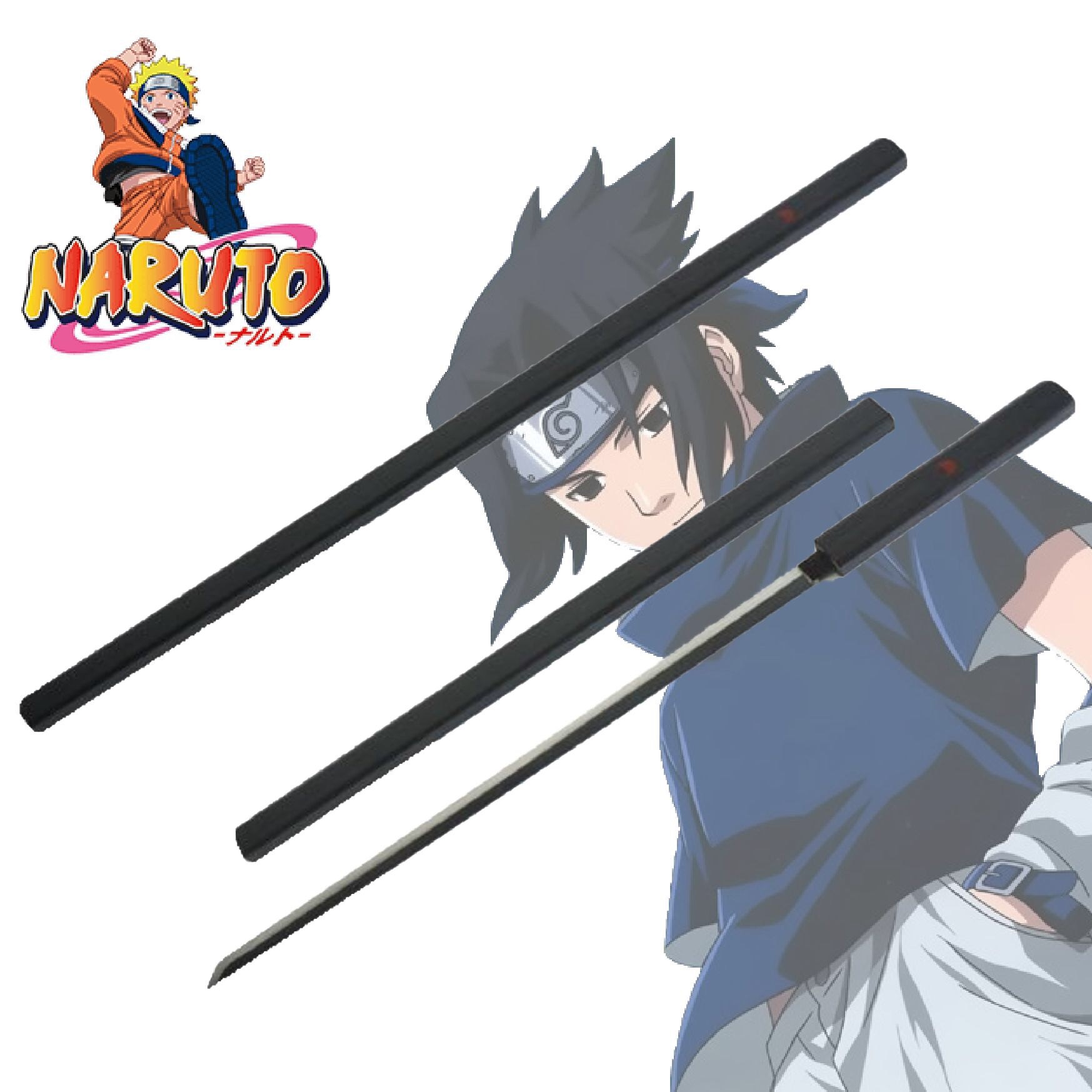 Epée Katana de Sasuke de la serie, manga Naruto - Réplique de